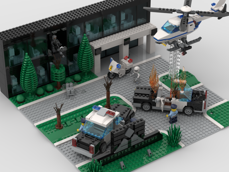 Terminator 2:  The Cyberdyne Building:  "We've Got Company"