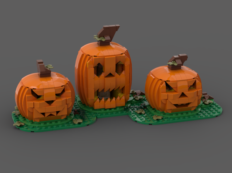 The Three Jack-O-Lanterns