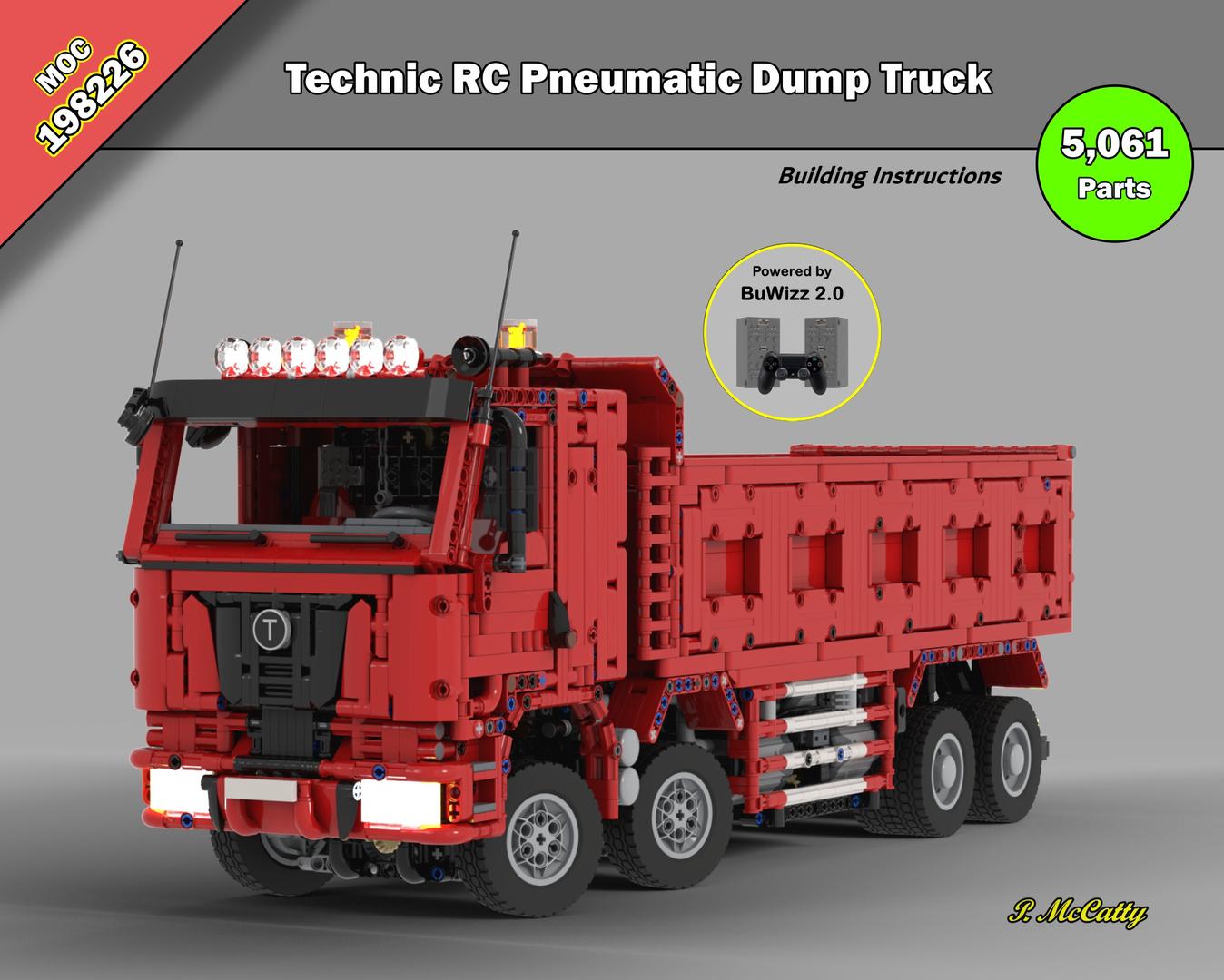 Technic RC Pneumatic Dump Truck (BuWizz)