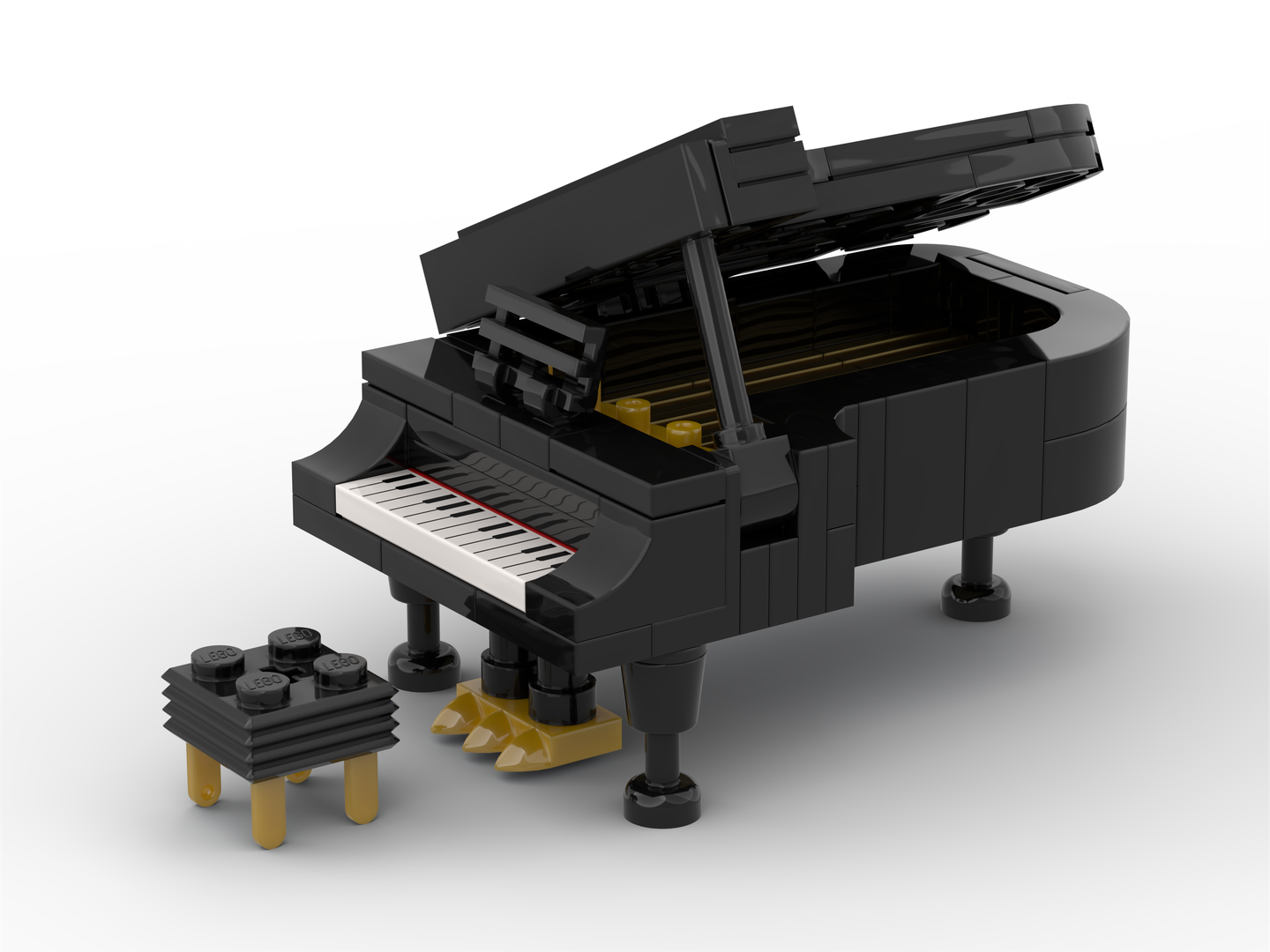 Concert grand piano