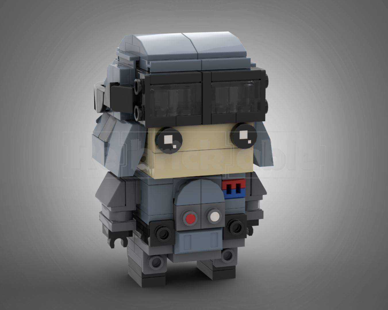 General Veers Brickheadz (MOC-198463) - LEGO MOC | MOC Tracker