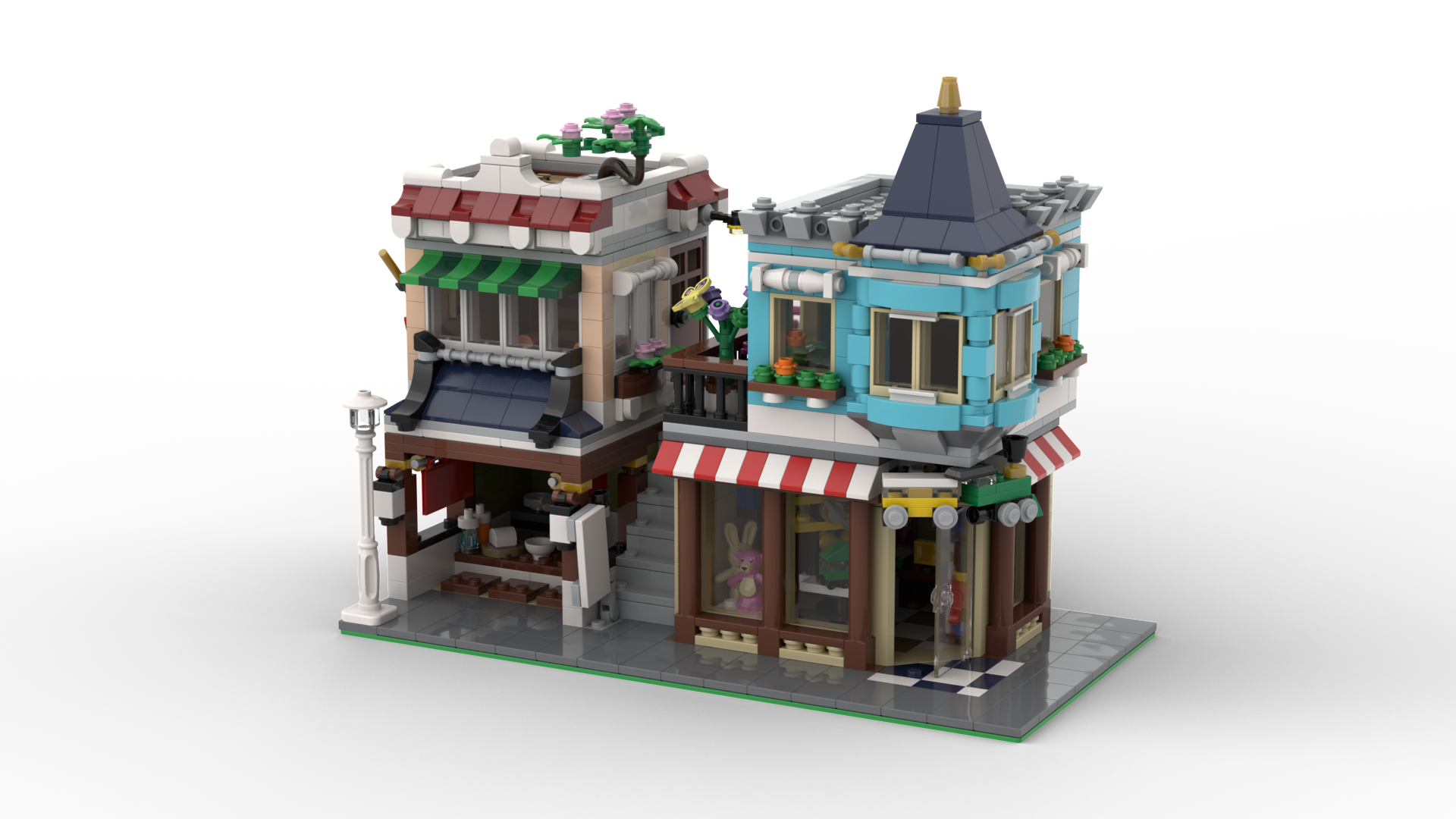 Toy Shop and Noodle Shop Corner Modular
