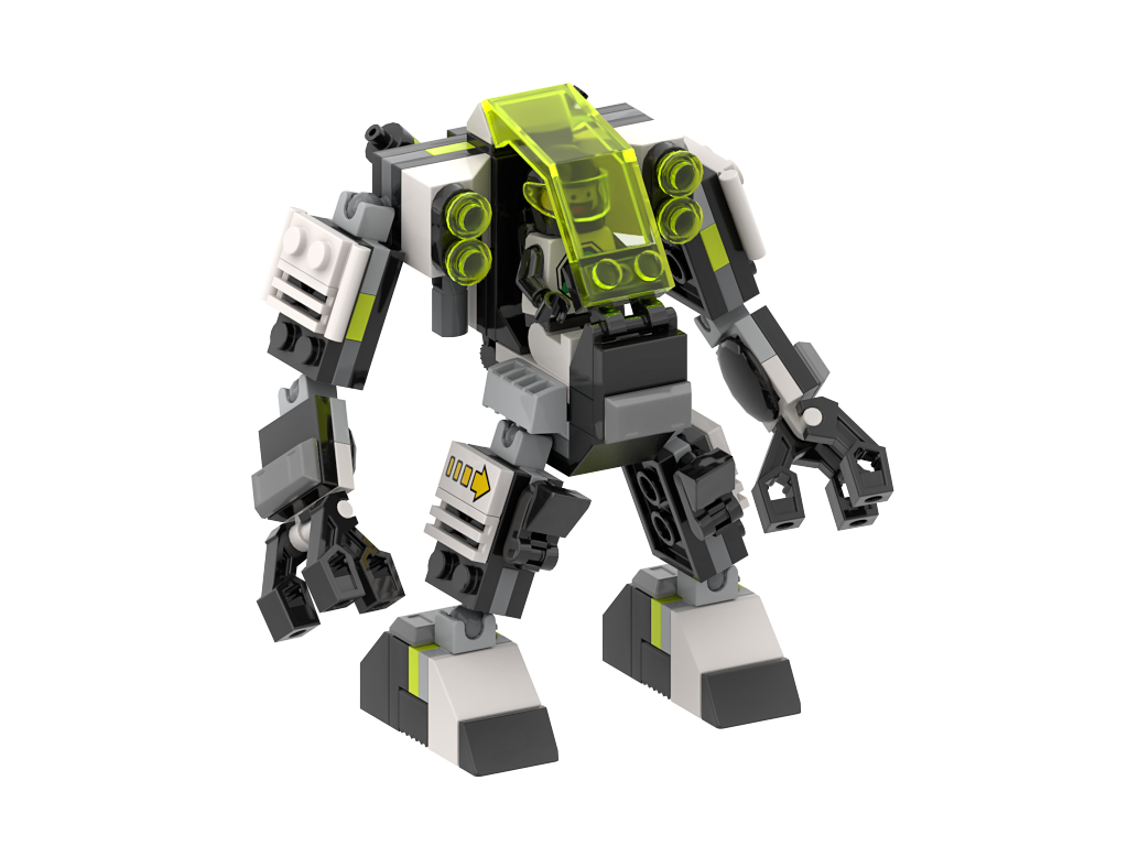 Blacktron II: Ranger Mech - (60428-1 Modification)
