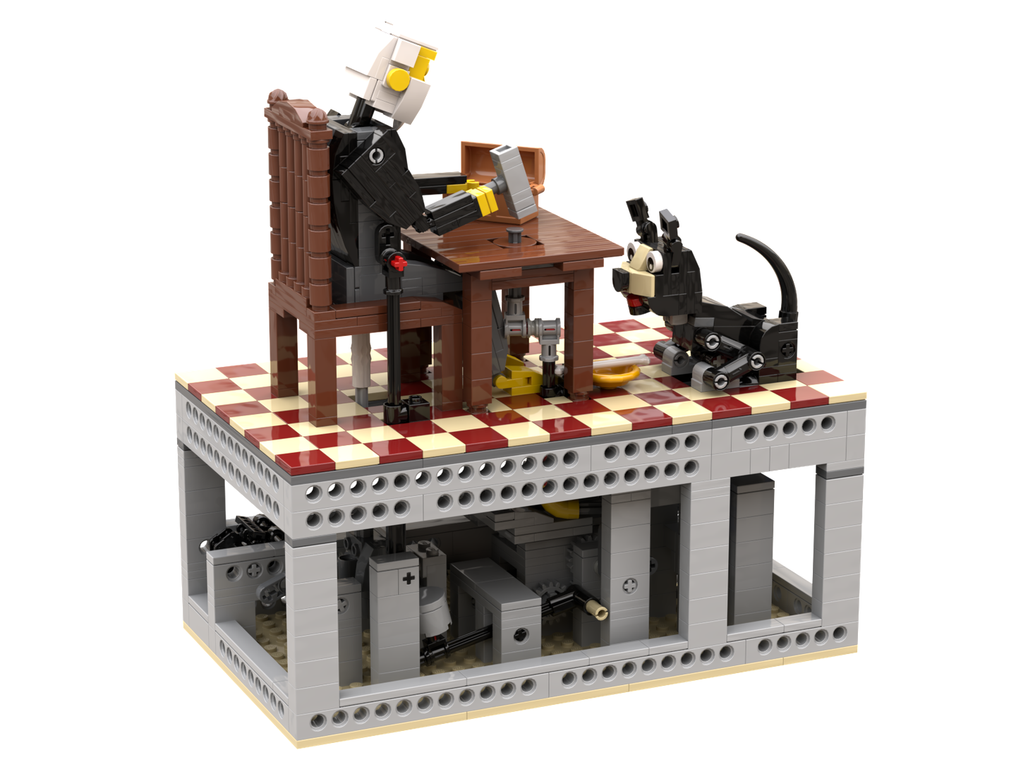 Carpenter and his best friend dog