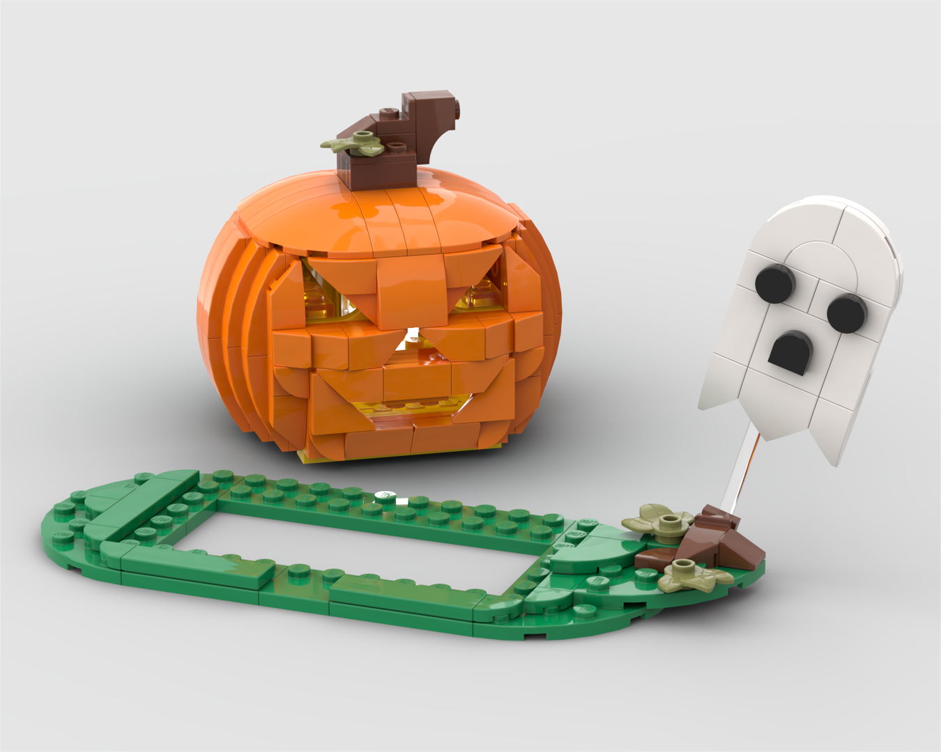 Up-Scaled pumpkin head & base alternate build