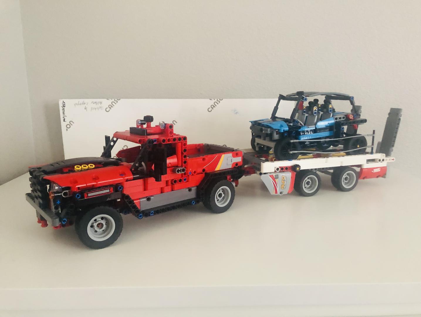 42098: Pickup Truck with UTV Trailer