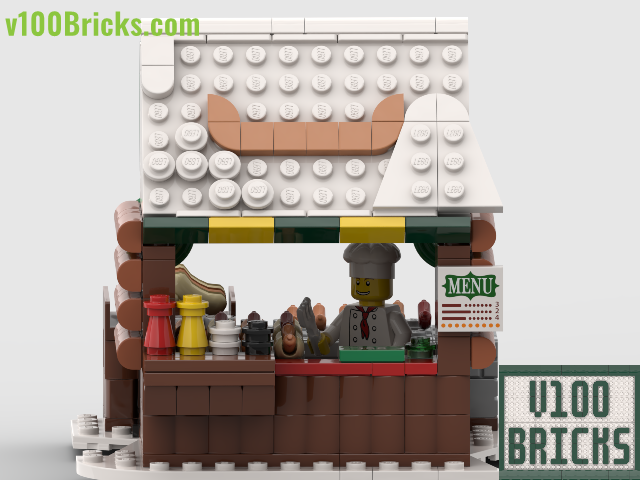 Winter Village Hot Dog Stand