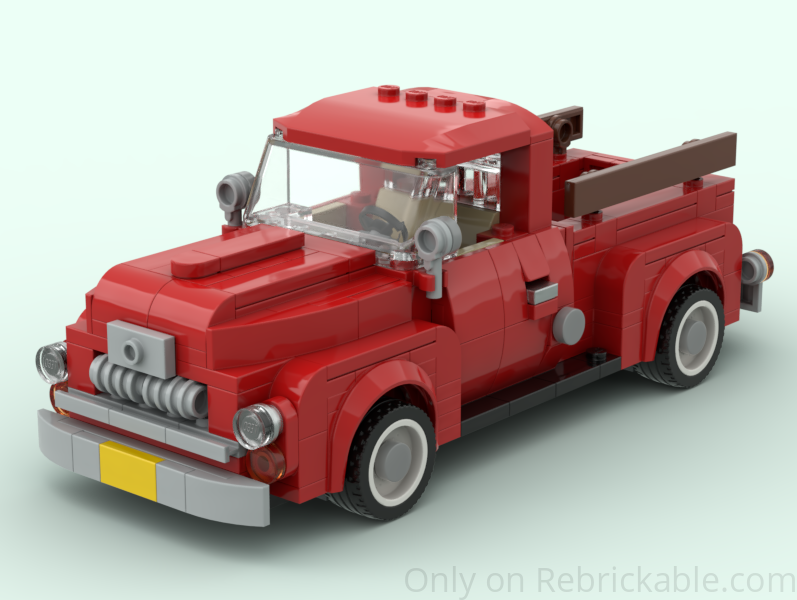 8-wide 10290 Vintage 1950s Pickup Truck