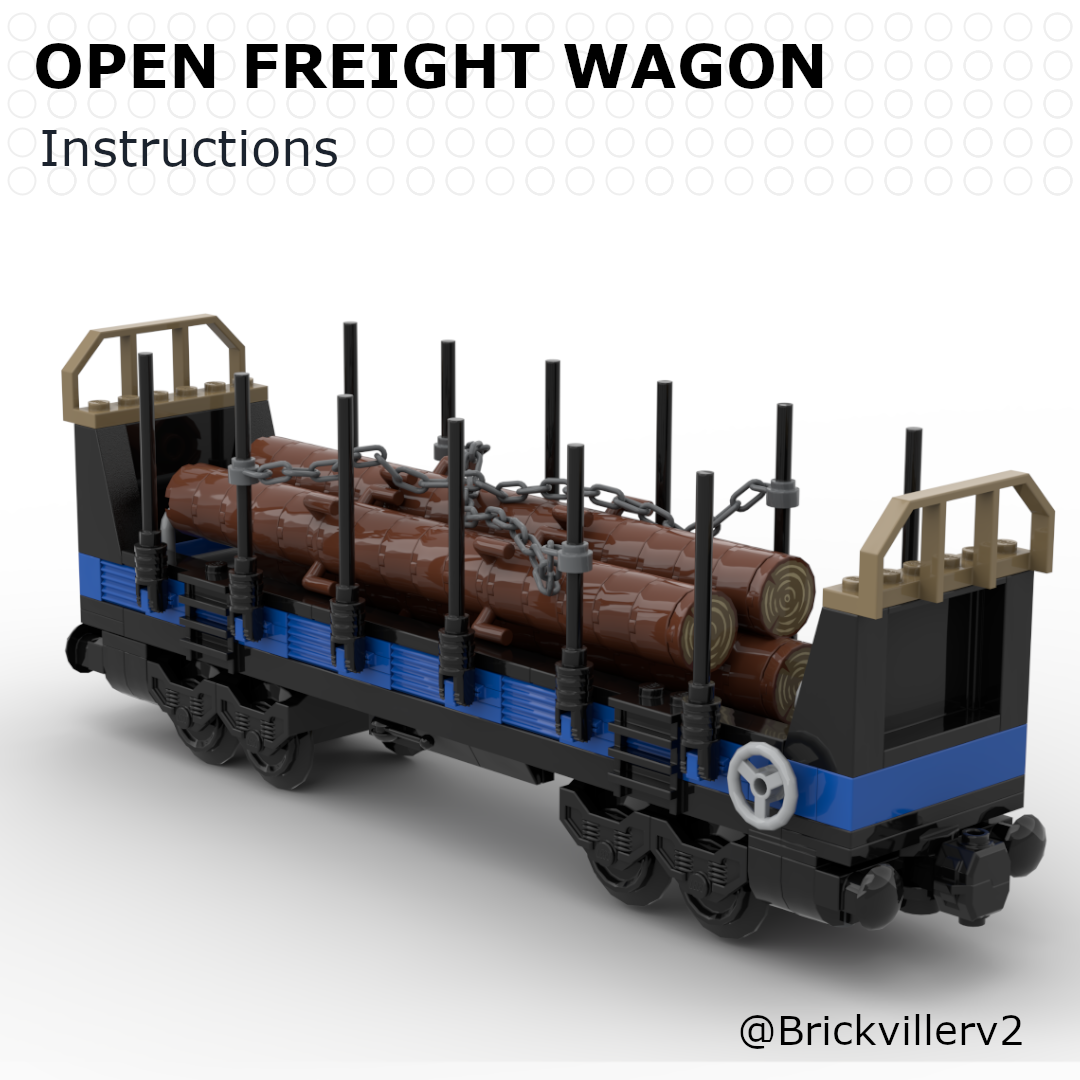 Open freight wagon (10013 remake)