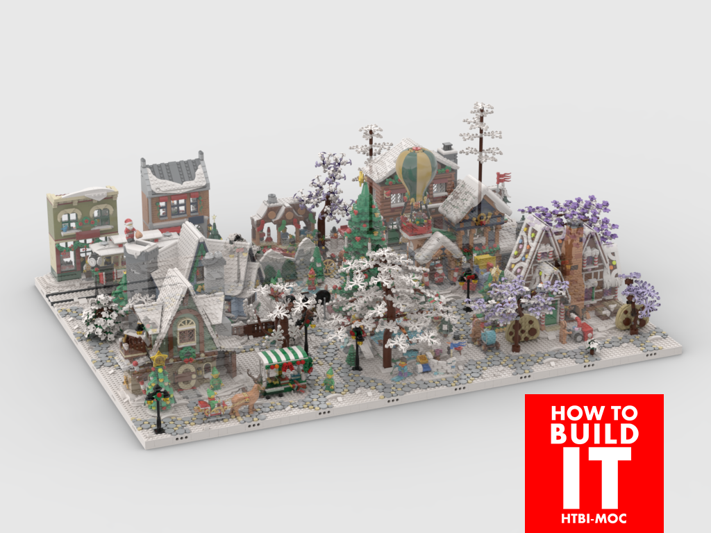 Winter Village - Display Package for sets: 10325, 40602, 40603, 10308, 10339, 40564, 40573, 10293, 10275, 40424, 40416, 10267