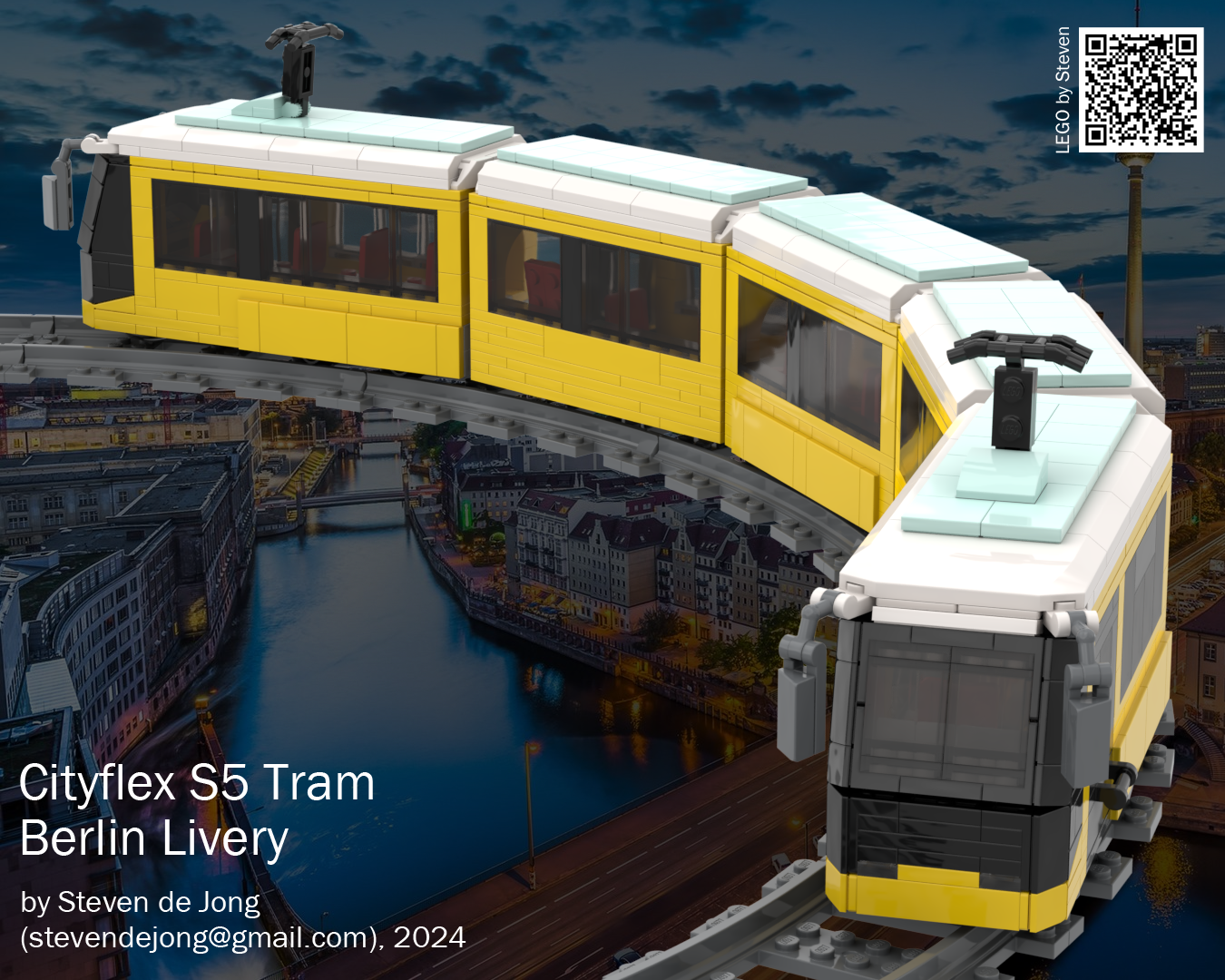 Cityflex S5 Tram (City Scale, Berlin Livery)