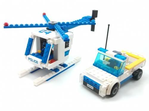 Police Helicopter and Truck