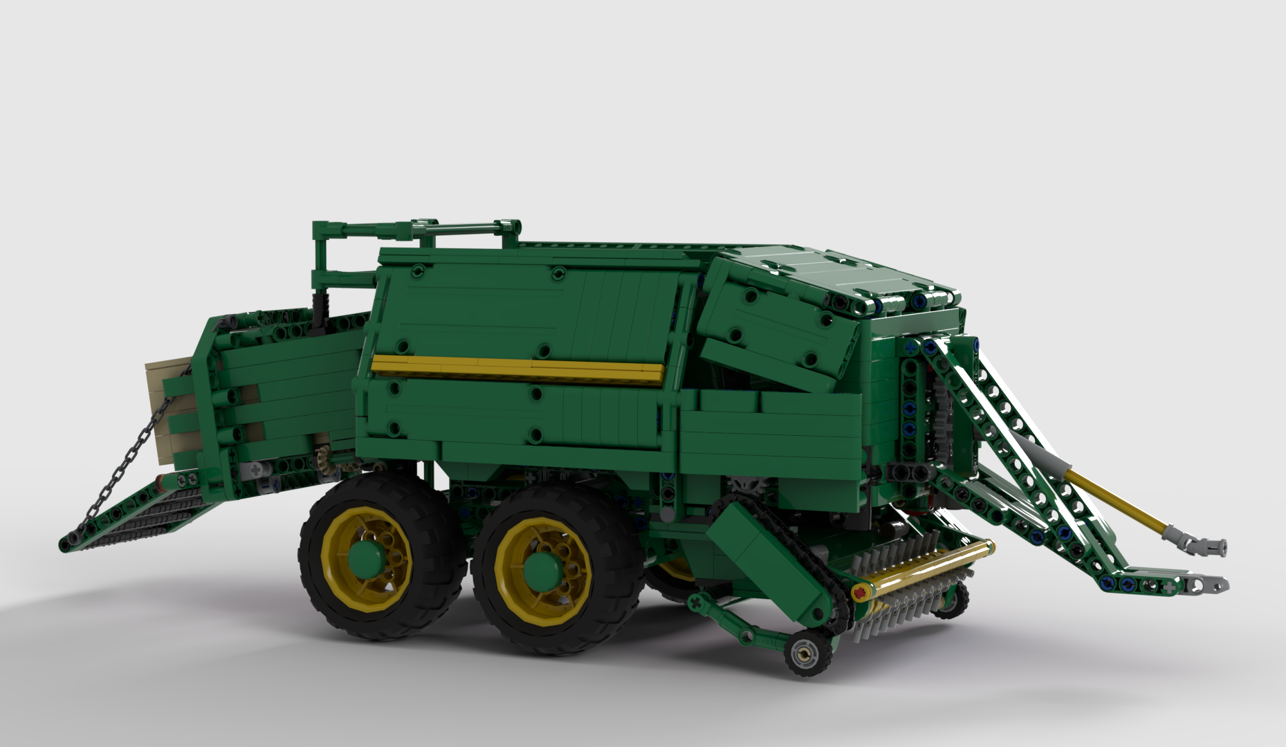 John Deere 1424 bale press