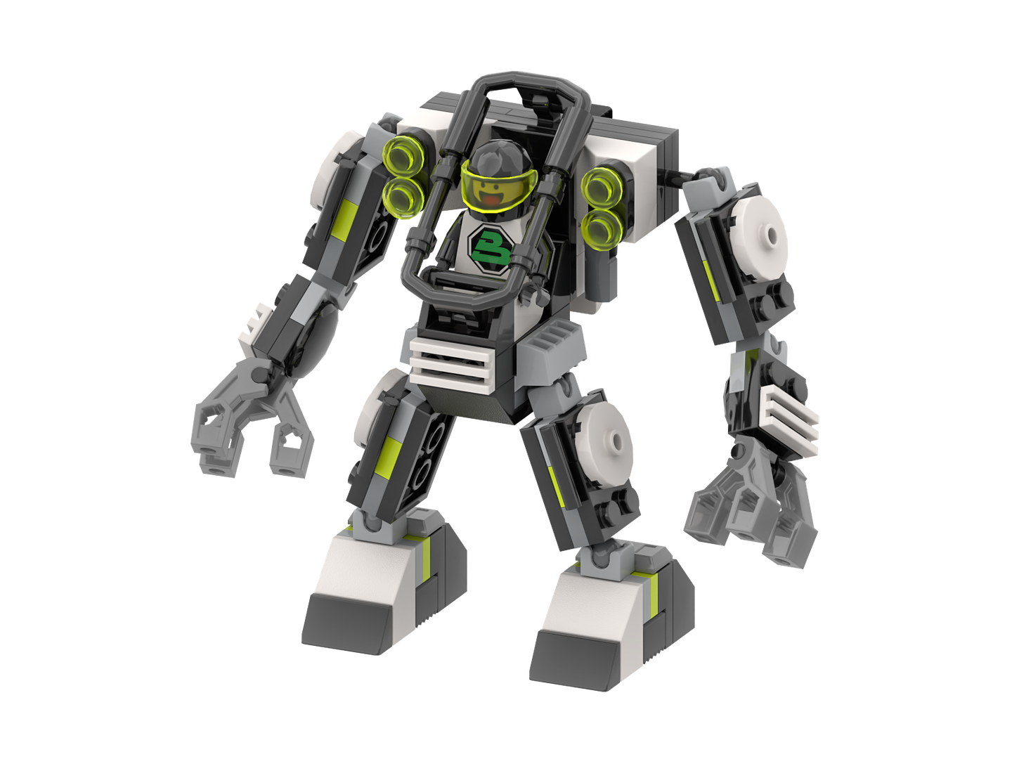Blacktron II: Archer Mech - (60428-1 Modification)
