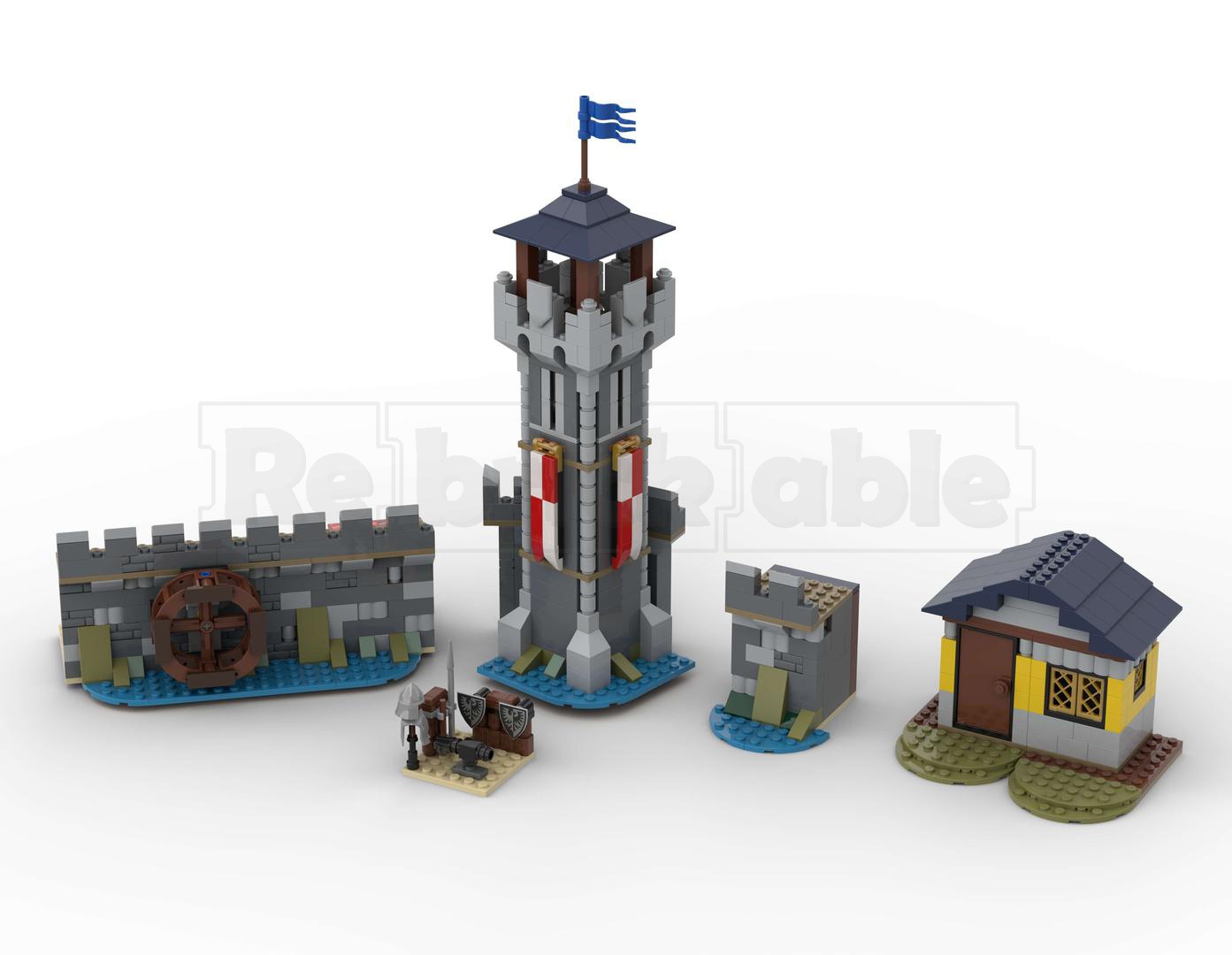 31120 Tower, House, and Walls Expansion