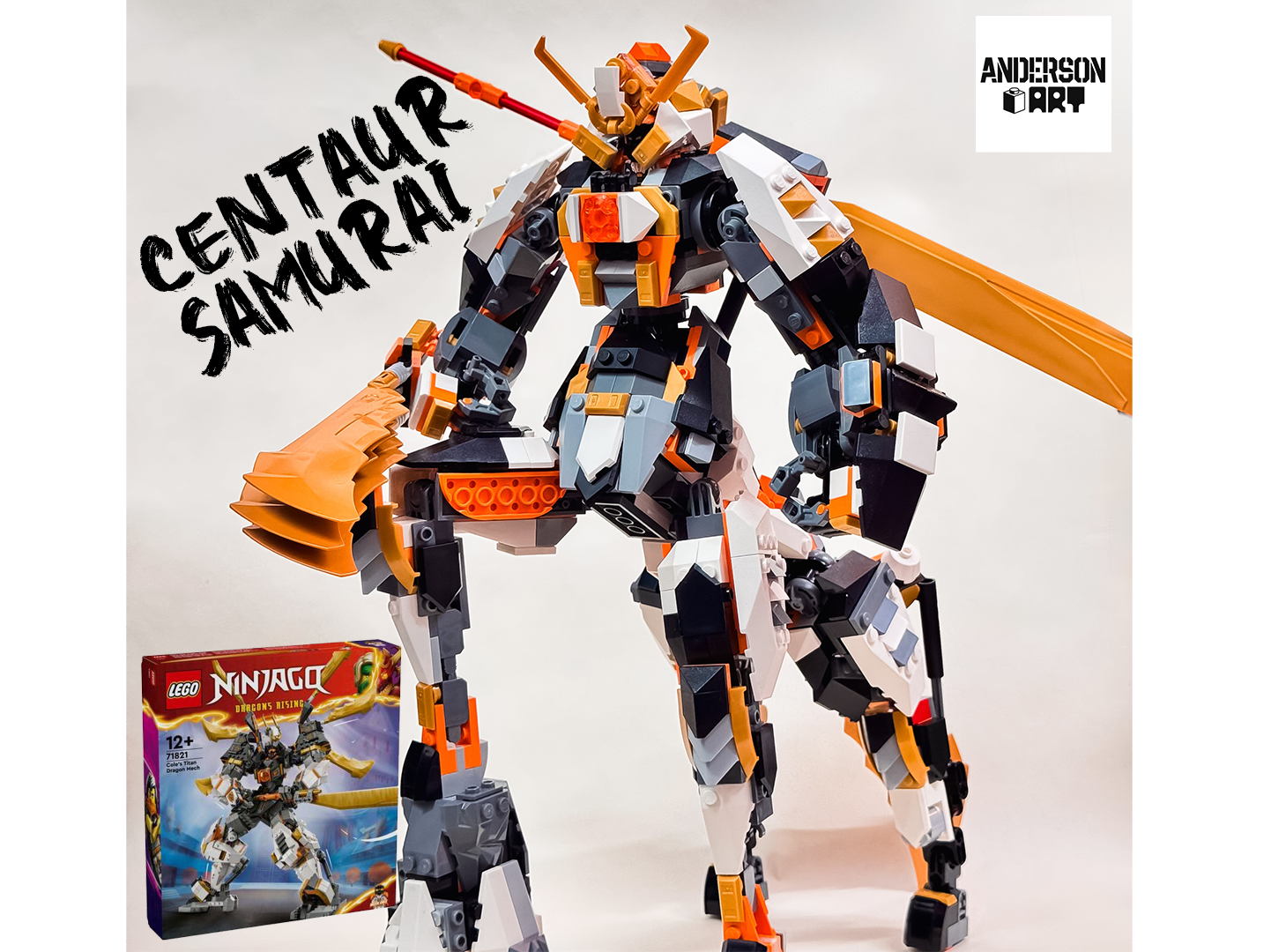 Ninjago Cole's Centaur Samurai Mech (71821) alternate build