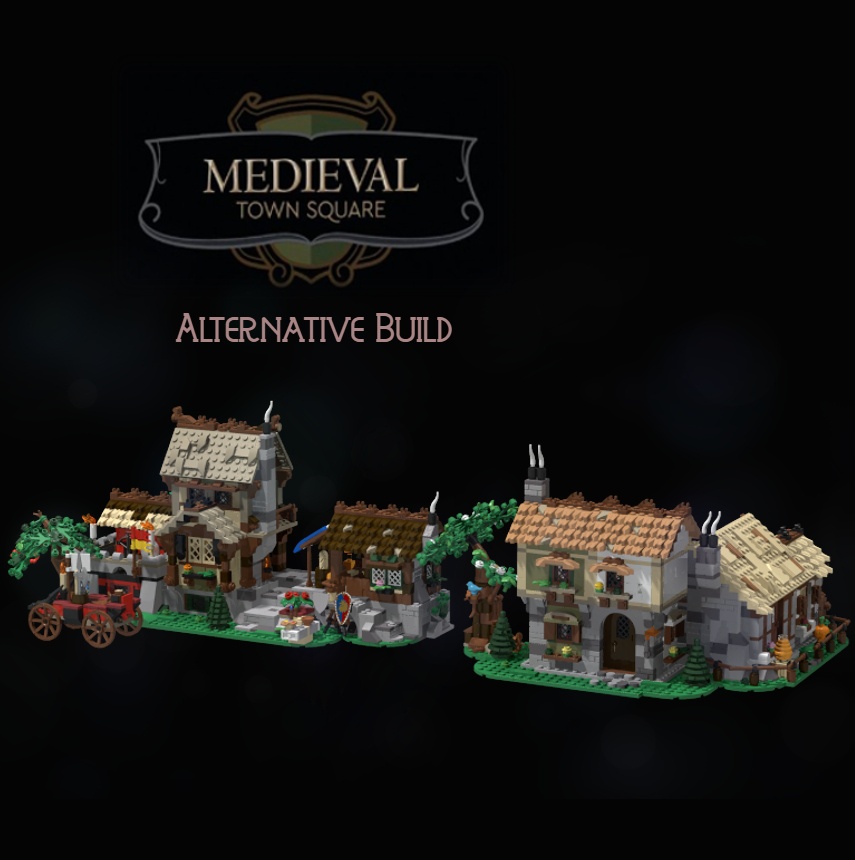 Medieval Town Square Alternative Build