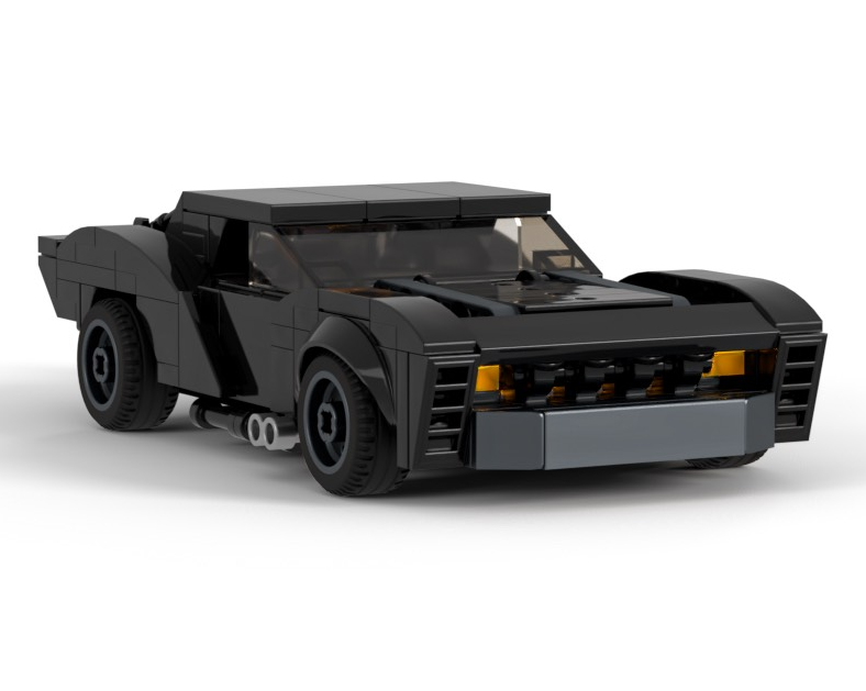 Vengeance Batmobile 2022 Minifig Scale
