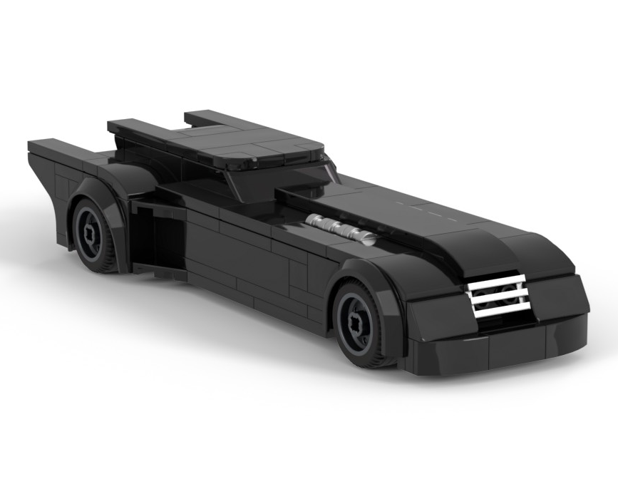 BTAS Batmobile Moc Minifig Scale