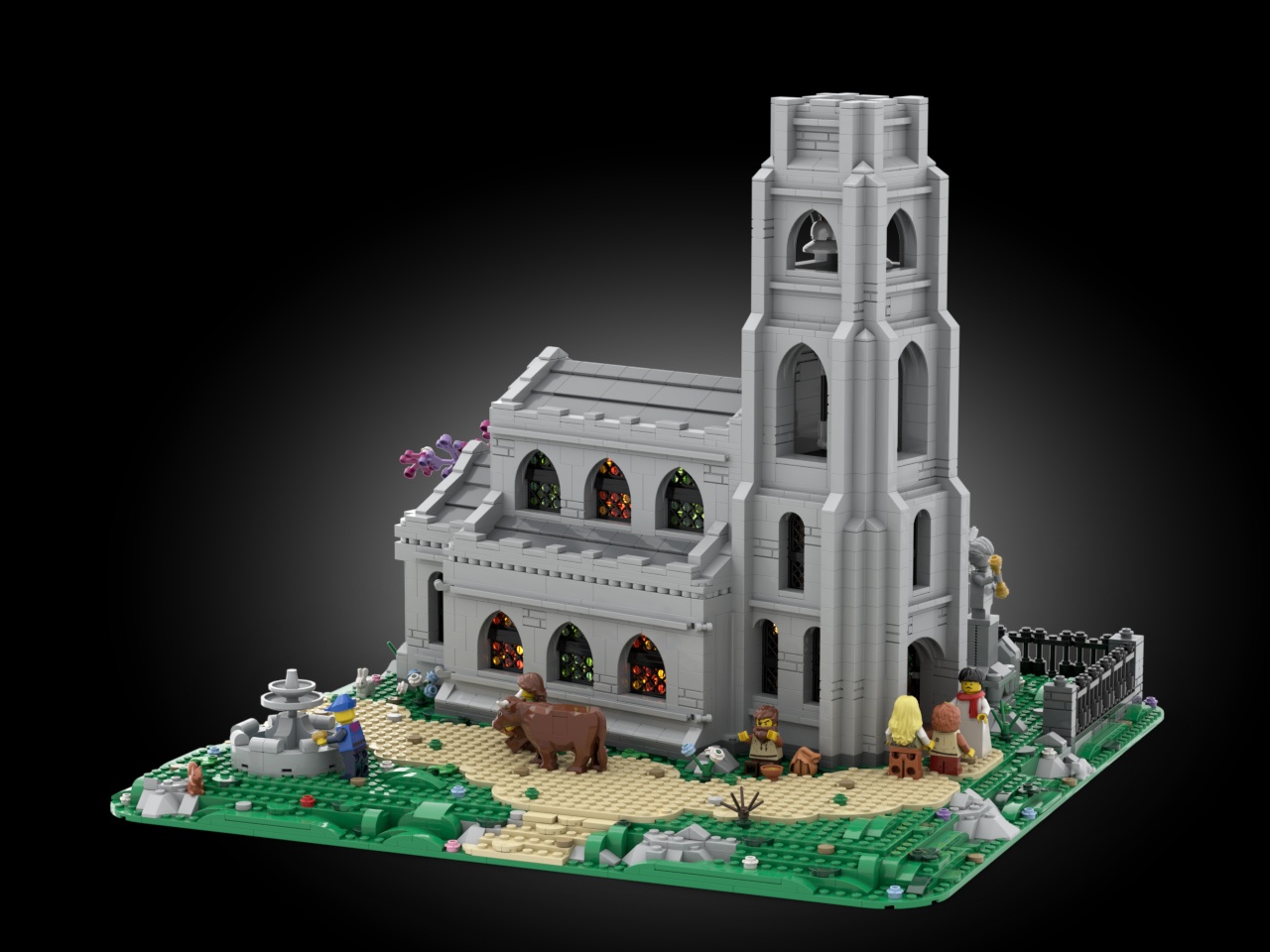 Medieval Church - Medieval Village Diorama