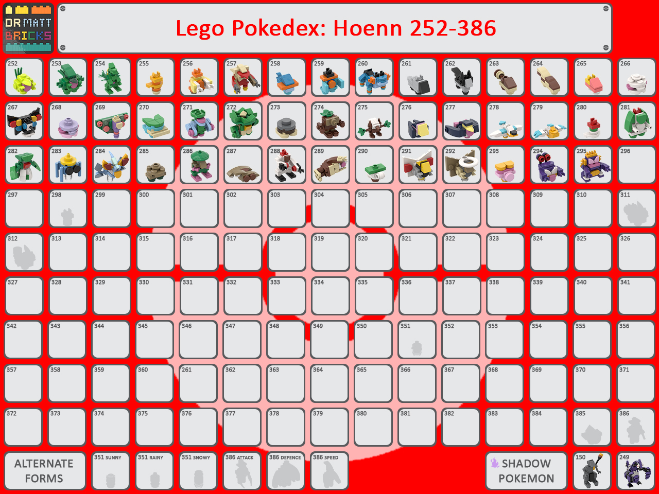 Lego Pokedex: 03 Hoenn