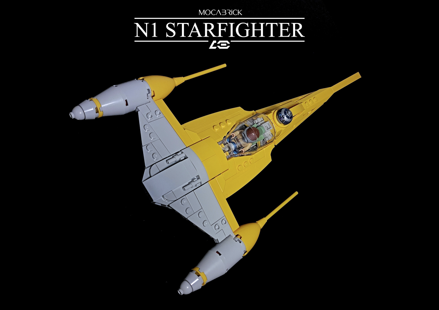 N1 Starfighter (minifig scale)
