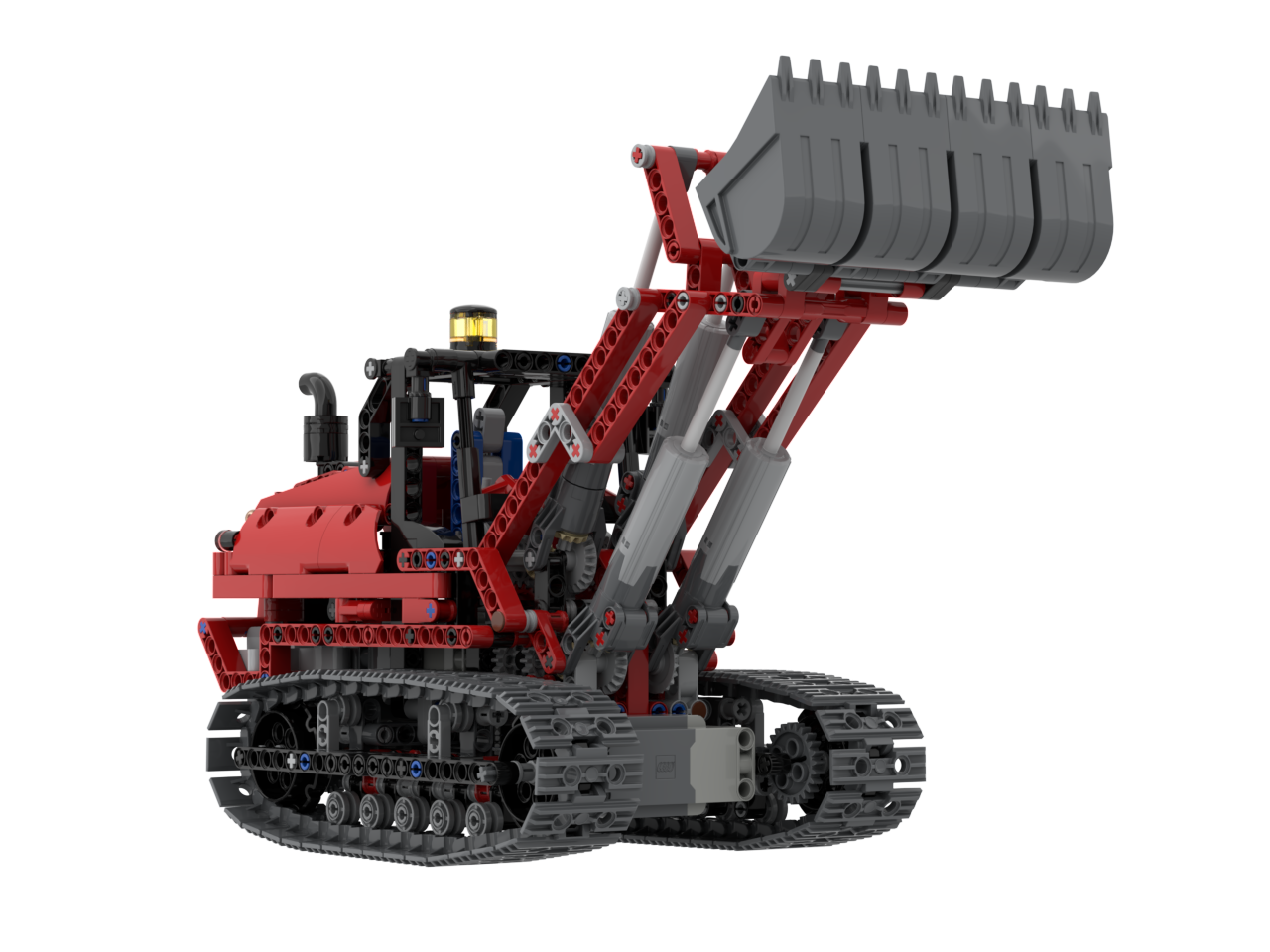 8043-b Modernized Tracked Loader