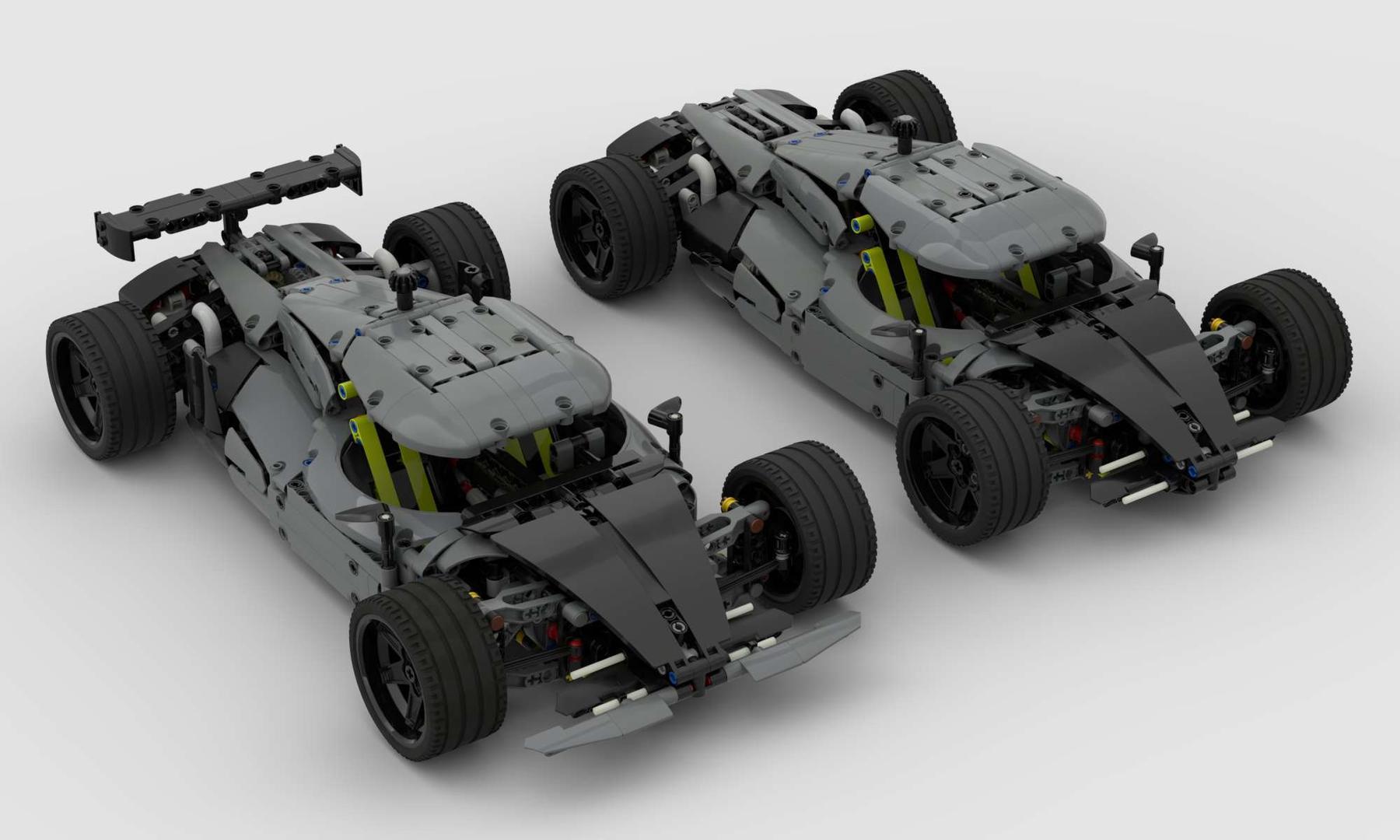 Two-seater road-race car