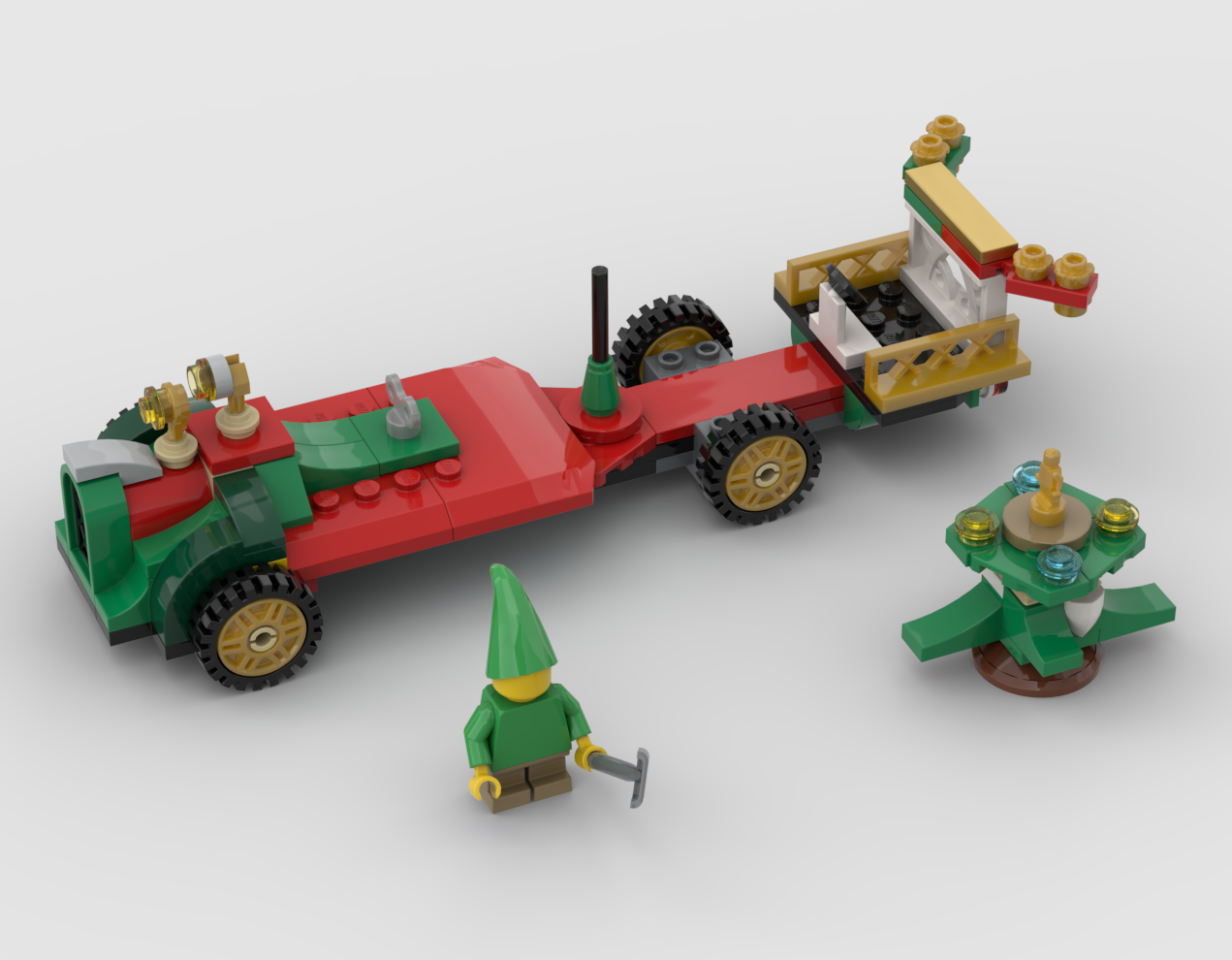 Santa's racing car alternate build