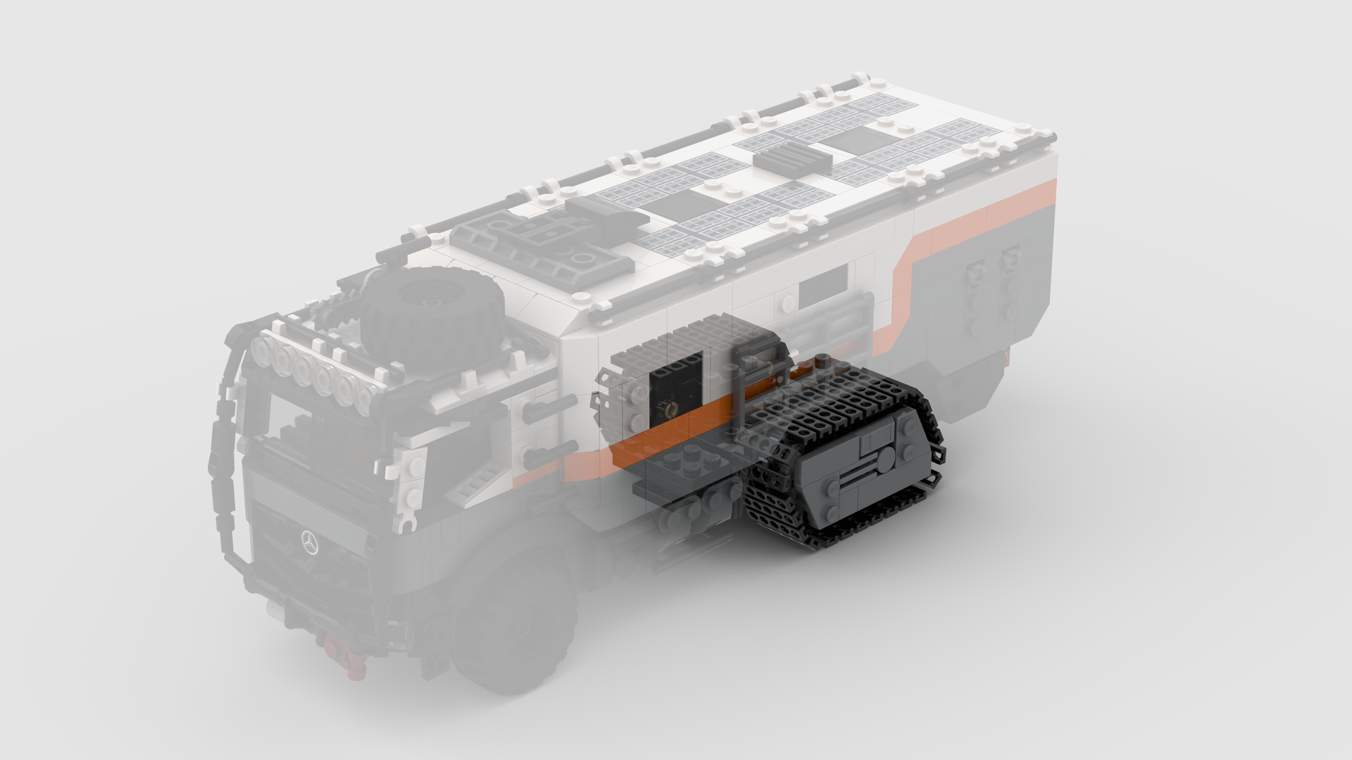 Tracks for expedition trucks