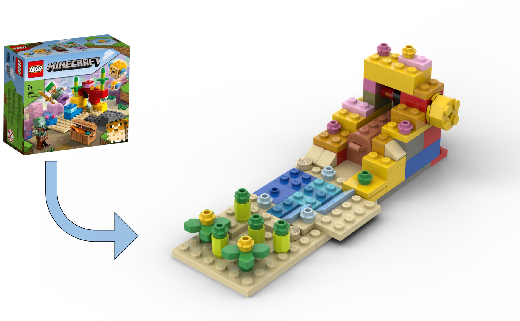 Lego 21164 Alternative "Search of treasures" alternate build
