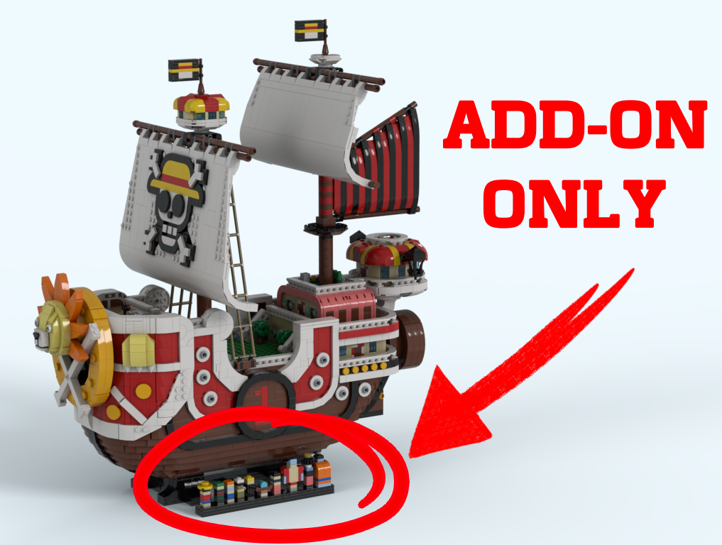 Add-on for BrickVault's Thousand Sunny : the Straw Hat Crew / Mugiwara
