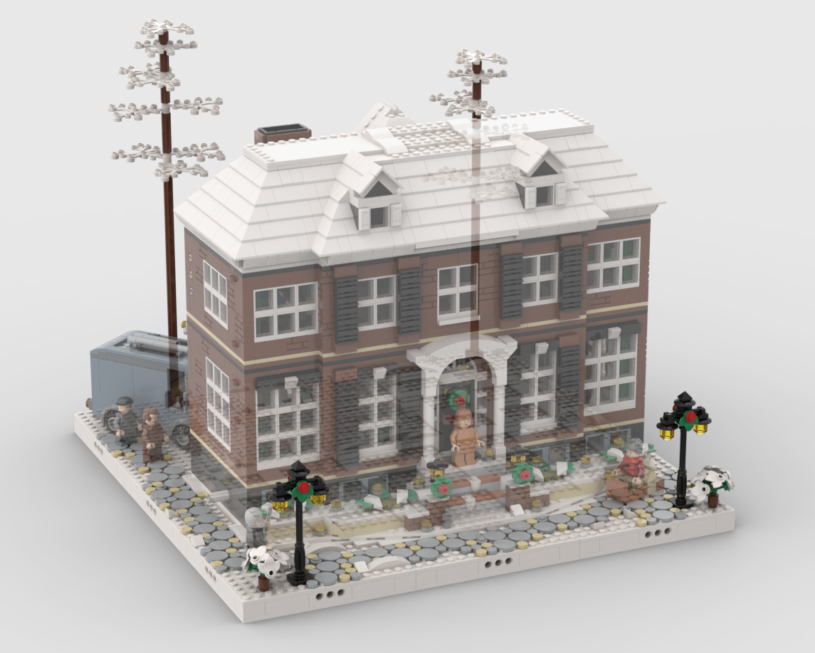Winter Village - Display for set 21330 - Home Alone