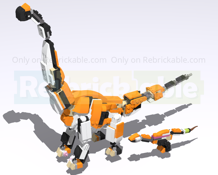 31129 Giraffatitan and Elaphrosaurus