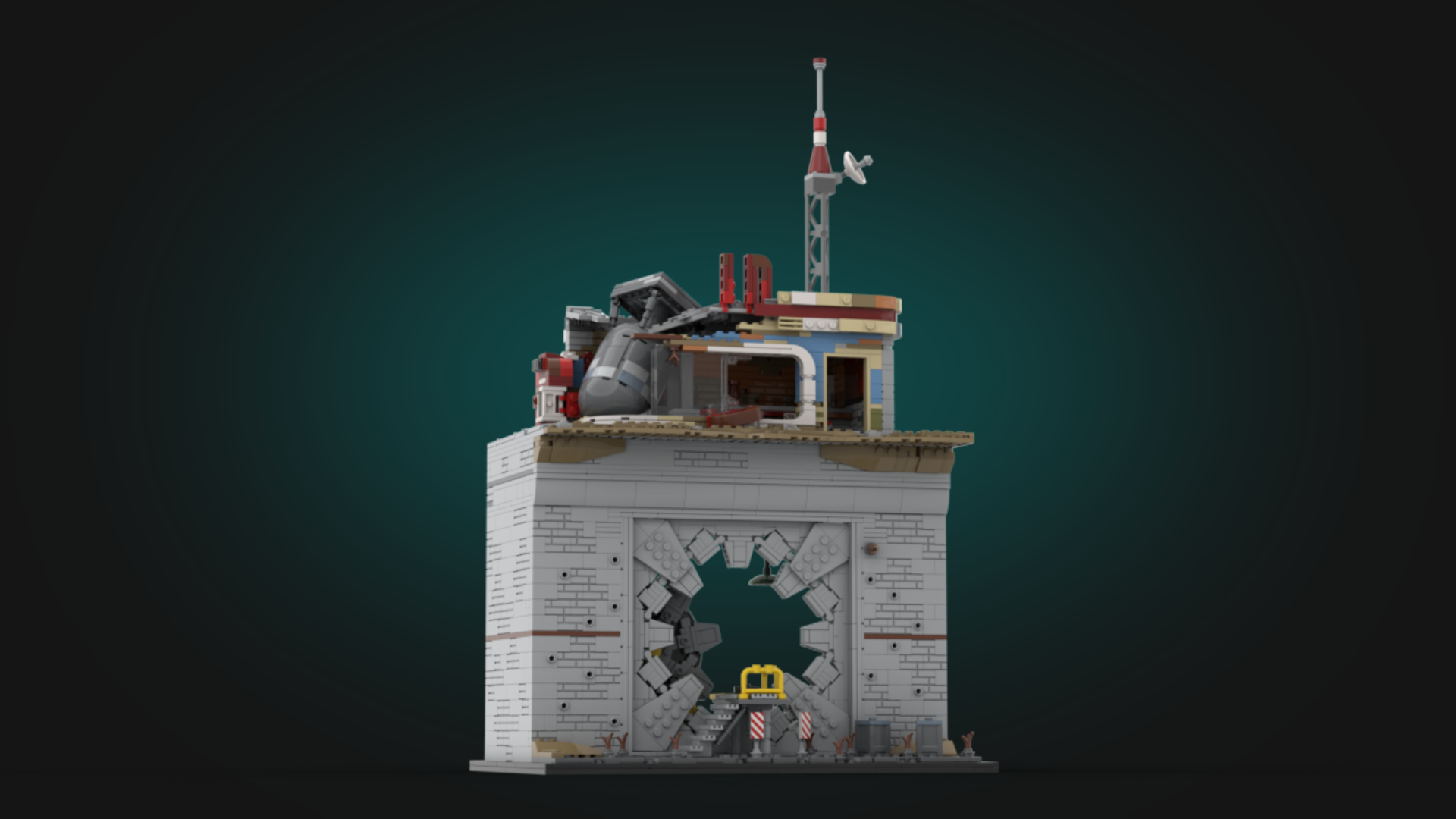 Vault-tec Vault door | Fallout diorama