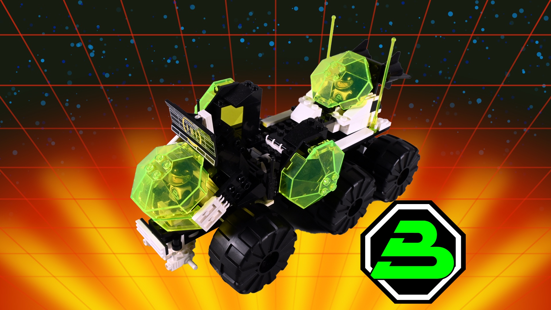 6933 Blacktron 2 Surface Explorer (Alternate model)