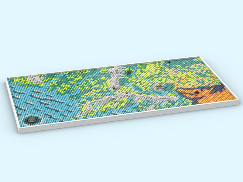 3D Map of Middle Earth