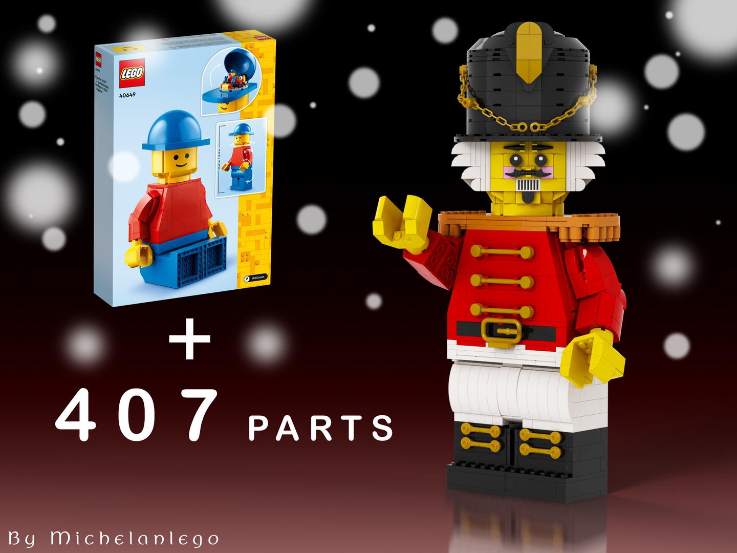 Upscaled Minifigure Nutcracker