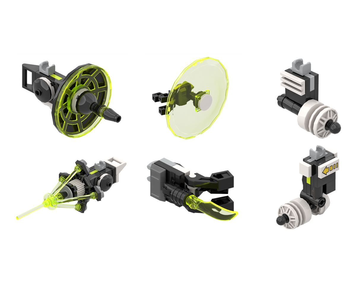 Blacktron II Mech Add-On Pack 01