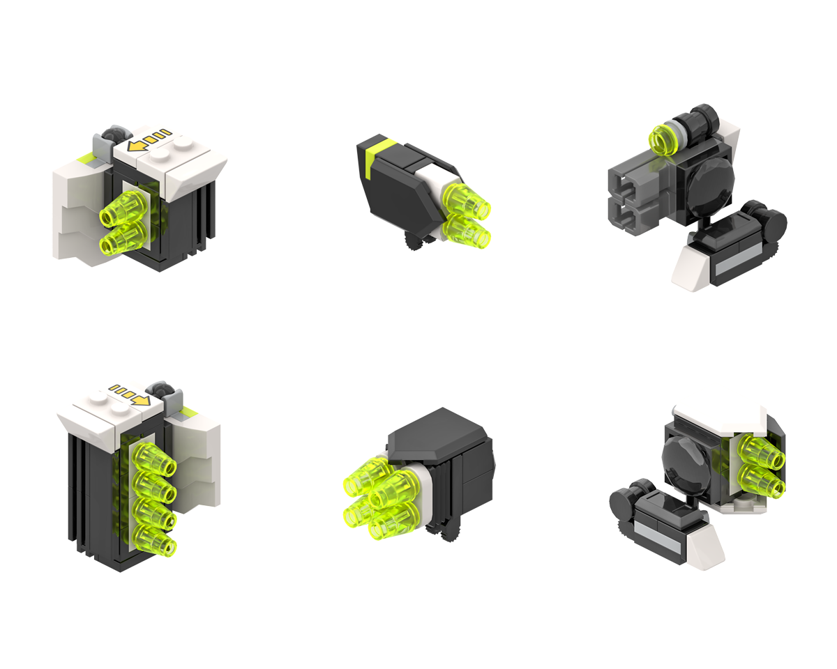 Blacktron II Mech Add-On Pack 03
