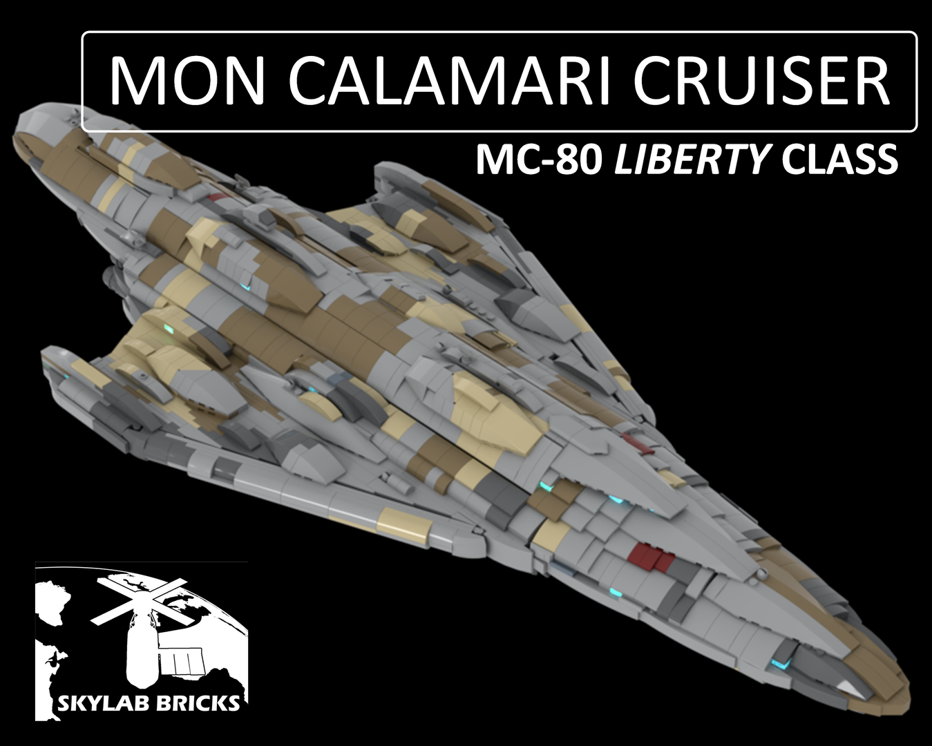 Rebel Alliance Mon Calamari MC-80 Liberty Class Heavy Battle Cruiser