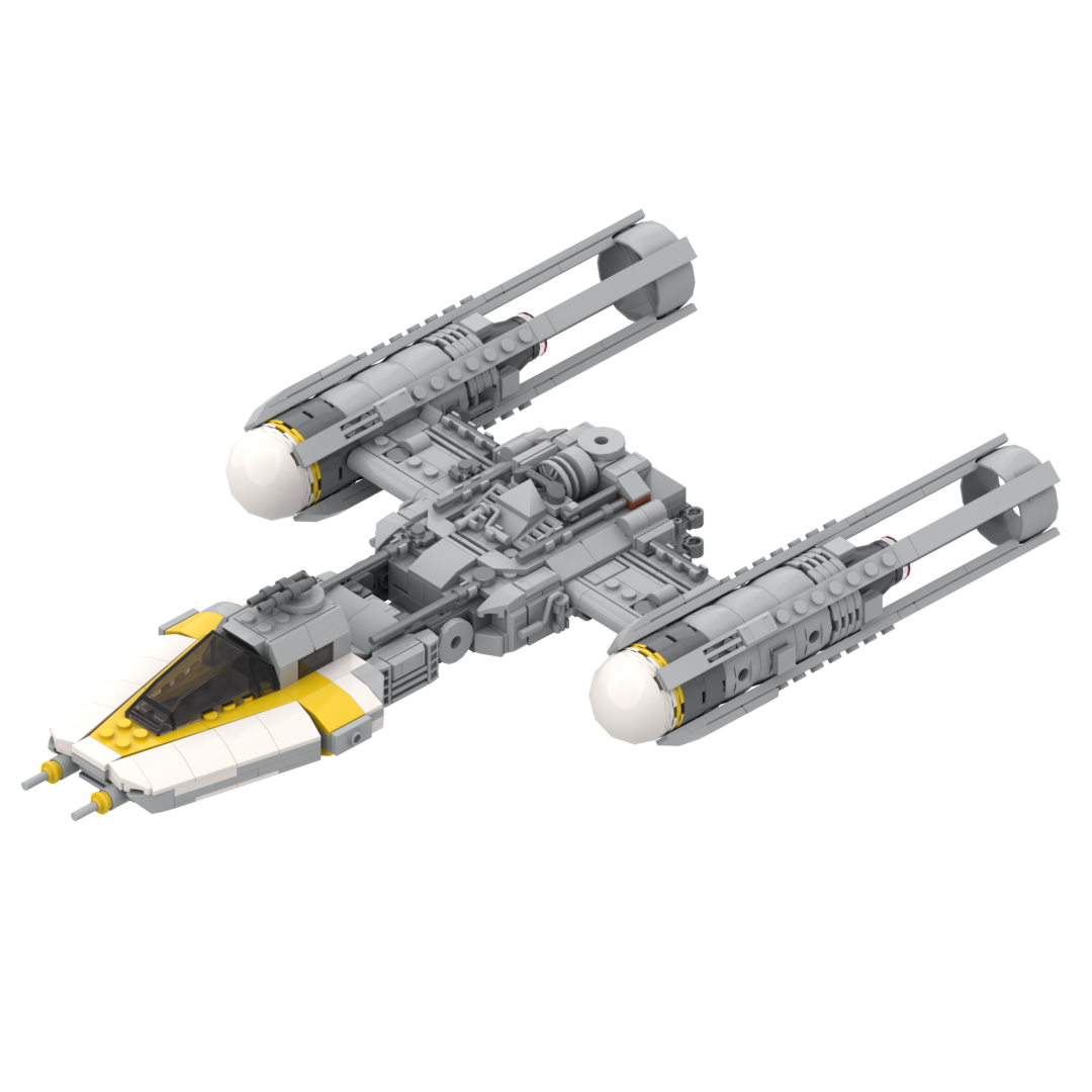 Y wing Minifigure Scale