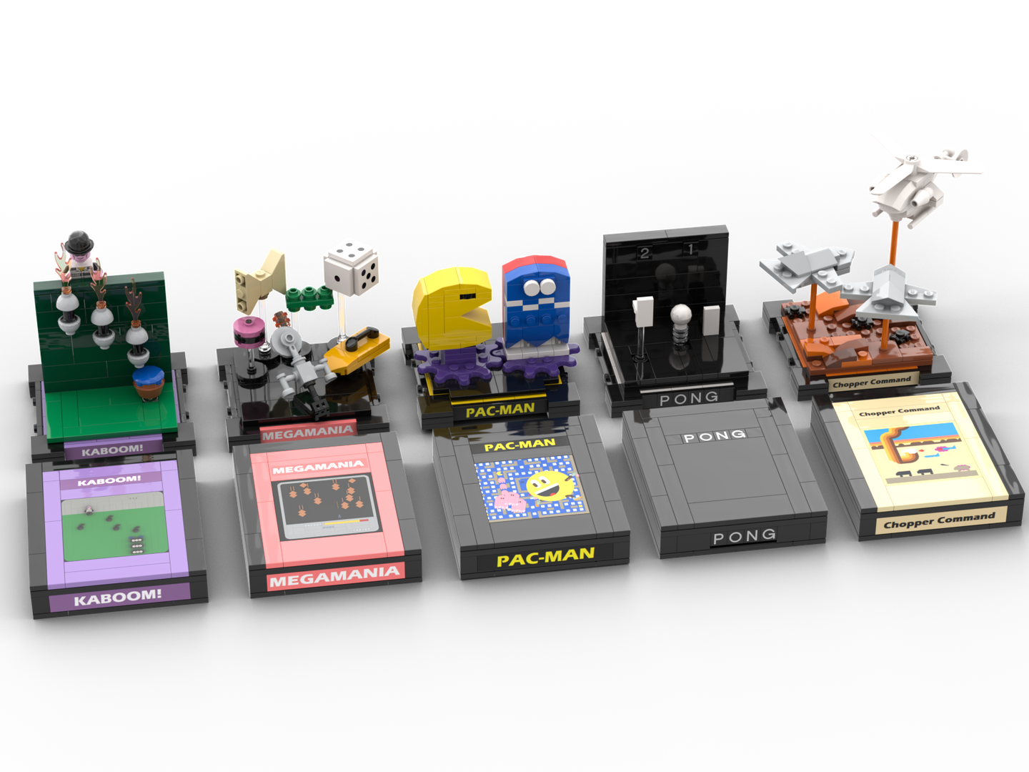 Dioramas for Atari - Pack 1 (MOC-202109) - LEGO MOC | MOC Tracker