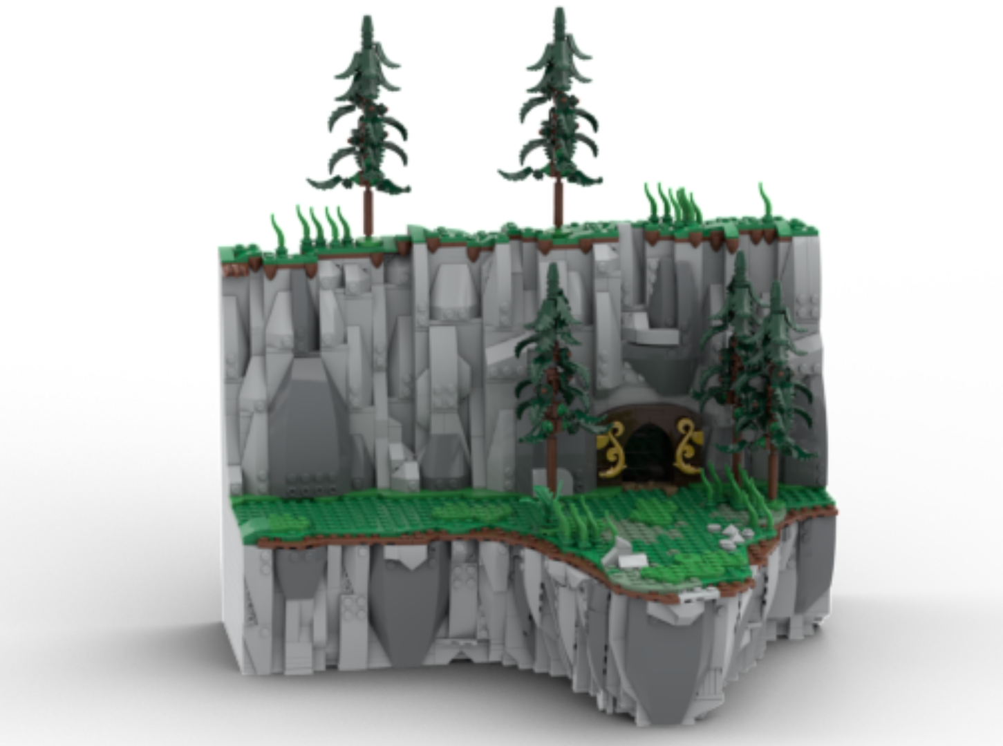 BOTW Shrine of Resurrection and cliff