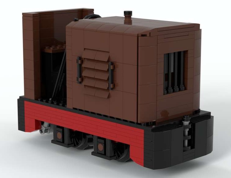 Field railway diesel locomotive based on LKM Ns 1 (with realistic operation)