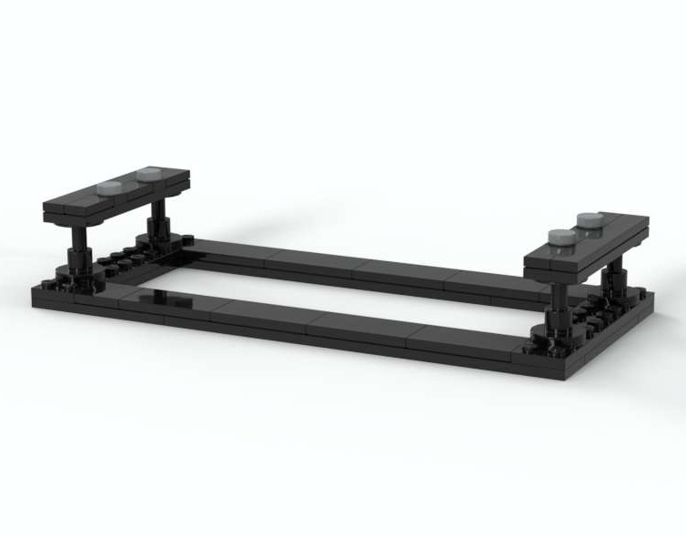 Stand for the MOC Field railway diesel locomotive based on LKM Ns 1