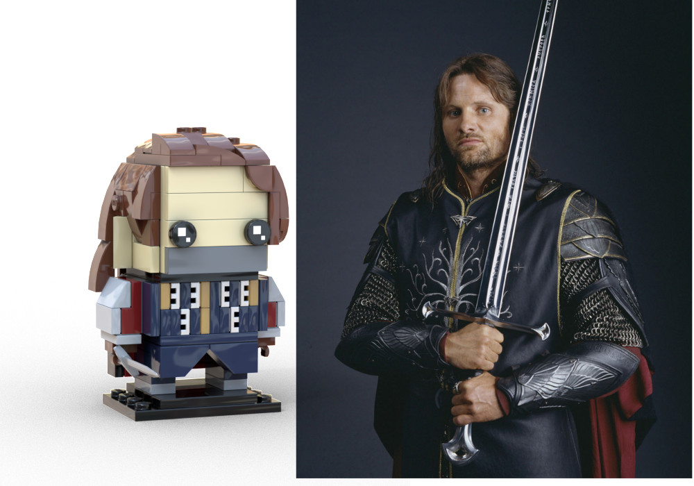 LOTR Brickheadz - Aragorn