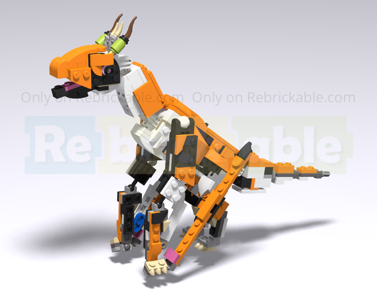 31129 4-horned Wyvern