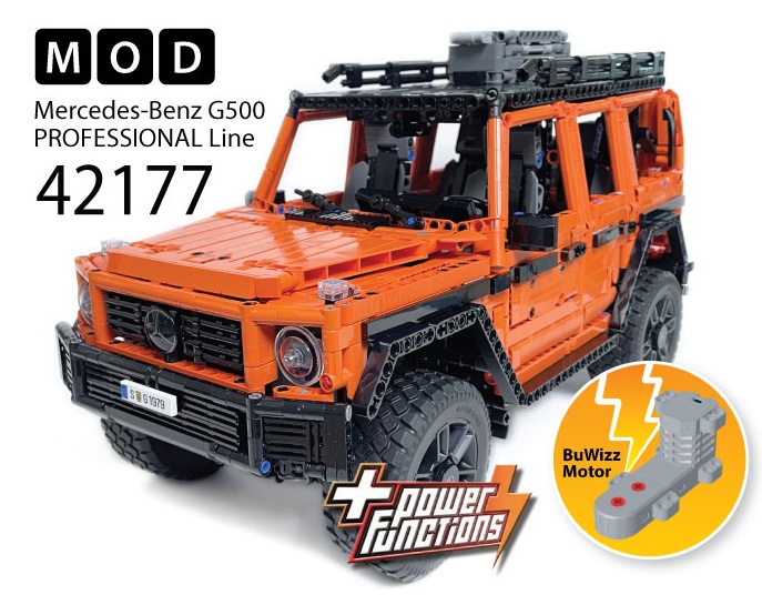 42177 Mercedes-Benz G500 PROFESSIONAL Line RC MOD for BuWizz Mortors