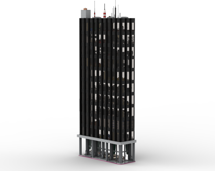 Huge Skyscraper with FULL Interior, LA-Building